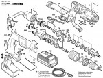 Bosch 0 601 937 742 GSB 9,6 VES-2 Cordless Impact Drill 9.6 V / GB Spare Parts GSB9,6VES-2